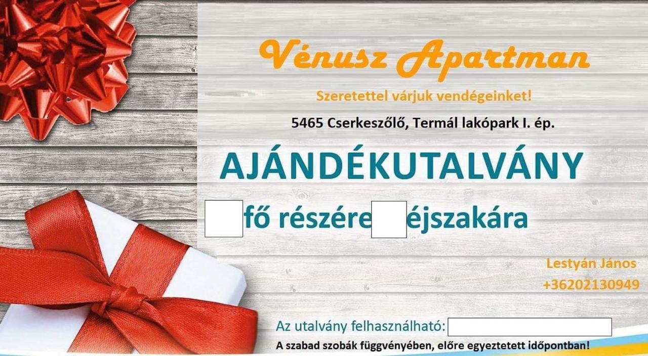 Venusz Apartman Черкесёлё Экстерьер фото